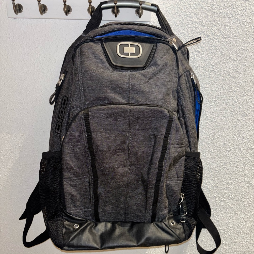 OGIO Gray and Black Men’s Backpack - Tech Organizer Pack